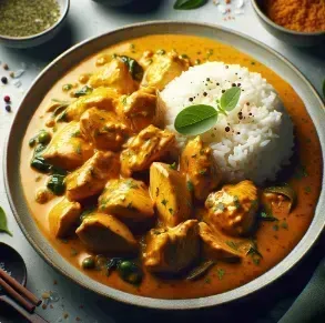 
            
                Тайский карри с курицей и рисом
            
            
        